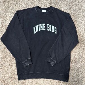 Anine Bing Classic Black Crewneck